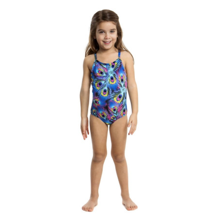 Maillot Funkita petite fille 1 piece Peacock Paradise Toddler Fille