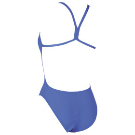 Arena SOLID Lightech High -  Royal White  - Maillot Natation Femme 1 piece