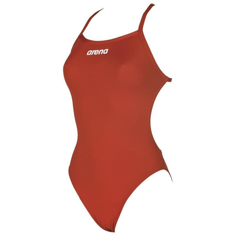 Arena SOLID Lightech High - Red White - Maillot Natation Femme 1 piece Arena SOLID Lightech High - Red White - Maillot Natation Femme 1 piece