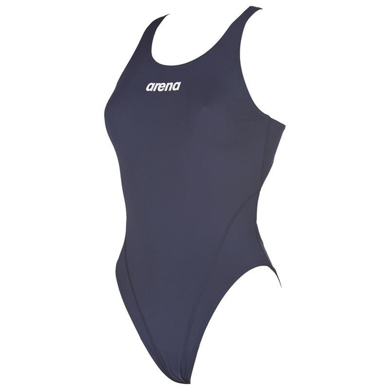 Arena SOLID Swim Tech High - Navy White - Maillot Natation Femme 1 pièce Arena SOLID Swim Tech High - Navy White - Maillot Natation Femme 1 pièce