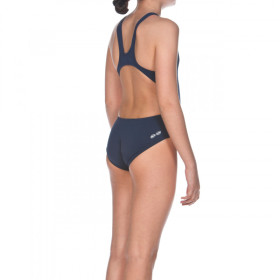 Maillot Fille 1 piece ARENA Solid swim tech JR Navy white