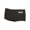 Arena Solid Squared Short - Black White - Boxer Noir Natation Homme
