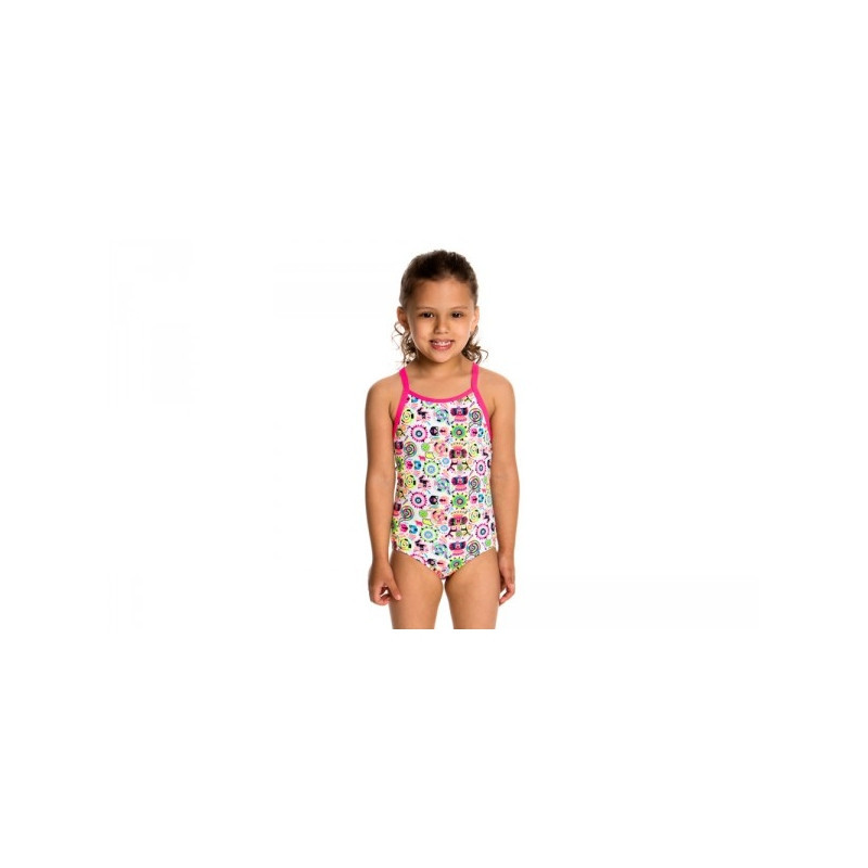 Funkta Toddler Crazy Critters - Maillot Fille 1 à 5 ans