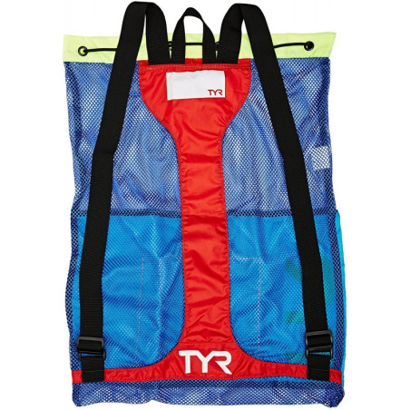 Mesh Bag Tyr Big Mesh Mummy 40 Litres - BLUE/YELLOW | Les4Nages Mesh Bag Tyr Big Mesh Mummy 40 Litres - BLUE/YELLOW | Les4Nages