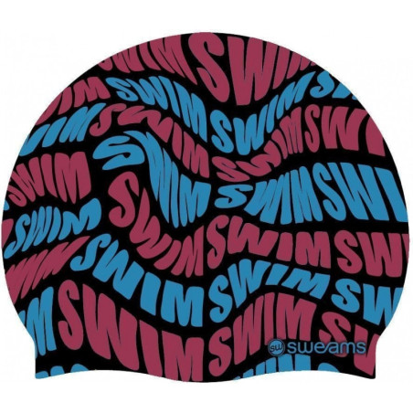 Bonnet SWEAMS Swim Double - Blue Pink