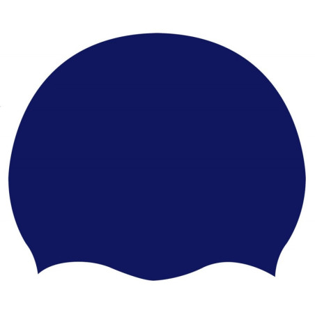Bonnet SWEAMS Navy Blue - Bonnet de bain silicone | Les4Nages
