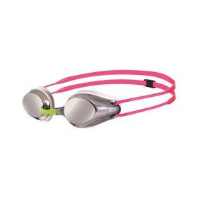 Arena TRACKS MIRROR Junior - silver white fushia - Lunettes Natation Junior