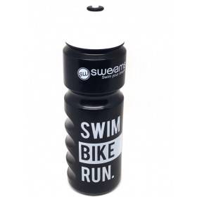 Bidon TRIATHLON SWEAMS Swim Bike Run - Black White - 750ml