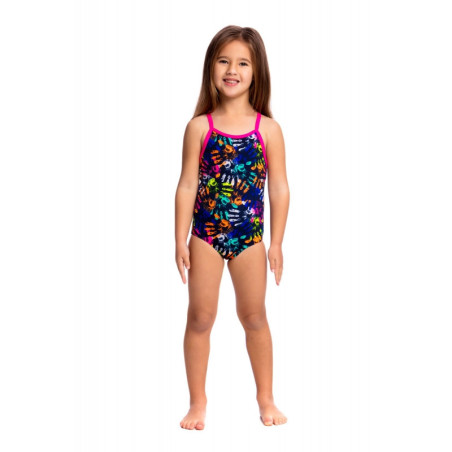 Funkta Toddler Hands Off - Maillot Fille 1 à 7 ans