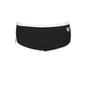 Arena Team Stripe - Low Waist Short - Black White - Boxer Natation Homme