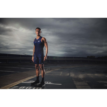 Trifonction Triathlon Homme ZEROD start TRISUIT MAN sans manches | Les4Nages