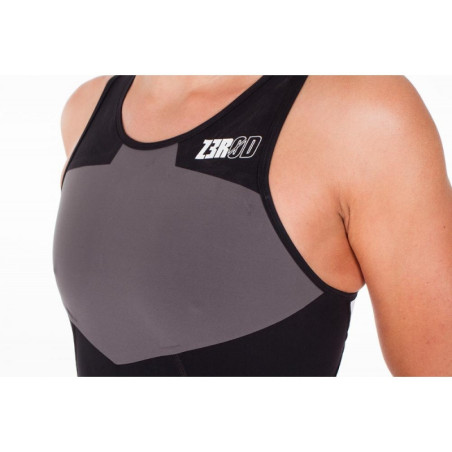 ZEROD ELITE BLACK SERIES - Trifonction Triathlon Femme sans manches | Les4Nages