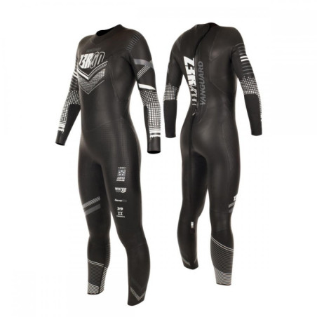 Combinaison Triathlon Femme ZEROD VANGUARD WOMAN - BLACK/WHITE