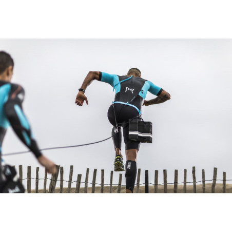 Corde Coéquipiers SWIMRUN ZEROD SWR TEAM LEASH - BLACK | Les4Nages