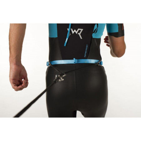 Corde Coéquipiers SWIMRUN ZEROD SWR TEAM LEASH - BLACK | Les4Nages