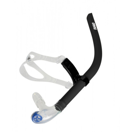 Tuba ARENA SWIM SNORKEL 3 Black - Tuba frontal pour natation et piscine | Les4Nages