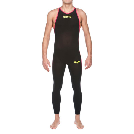ARENA Powerskin Homme Open Water R-Evo + Full Body - Closed - Black Fluo Yellow