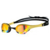 ARENA Cobra Ultra Swipe Mirror Jaune et Or - Yellow Copper Gold - Lunettes Natation