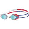 Arena TRACKS Junior MIRROR - Gold Blue Red - Lunettes Natation Junior