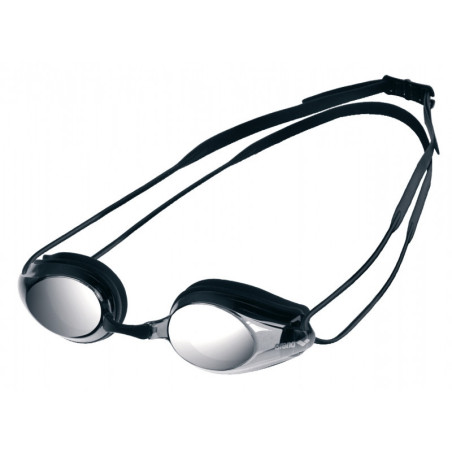 Arena TRACKS MIRROR Black Smoke Silver Black - Lunettes Natation