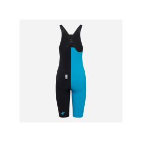 JAKED JKEEL Black  Turquoise - Dos Fermé - Combinaison Natation Femme Compétition
