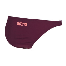 Bas de Maillot 2 pièces ARENA Solid Bottom Red Wine Shiny Pink