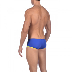 ARENA One biglogo Neon Blue Yellow Star - Low waist short - Boxer Natation Homme 