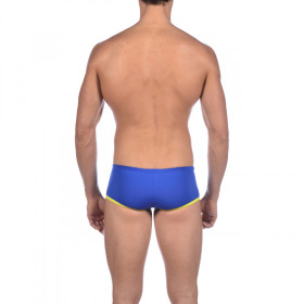 ARENA One biglogo Neon Blue Yellow Star - Low waist short - Boxer Natation Homme 