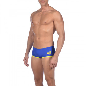 ARENA One biglogo Neon Blue Yellow Star - Low waist short - Boxer Natation Homme 