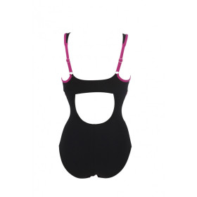 Arena Bodylift MAKIMURAX Black Rose Violet  -  Maillot  Aquagym et Piscine Femme