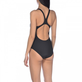 Arena ESSENTIALS Swim Pro Back - Black White - Maillot Natation et Piscine Femme
