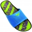 Claquettes Mixte ARENA Marco X Grip Logo Lime/Turquoise