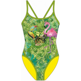 SWEAMS MOJITO TIME - Maillot femme 1 piece bretelles fines