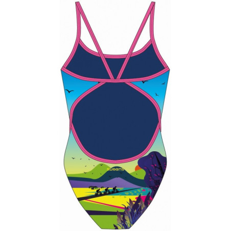 SWEAMS TRIATHLON SPIRIT - Maillot femme 1 piece bretelles fines