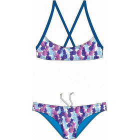 Maillot de bain SWEAMS PINEAPPLE BLUE - Maillot femme 2 pieces