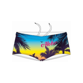 SWEAMS TRUNKS ALOHA BLUE - Boxer homme