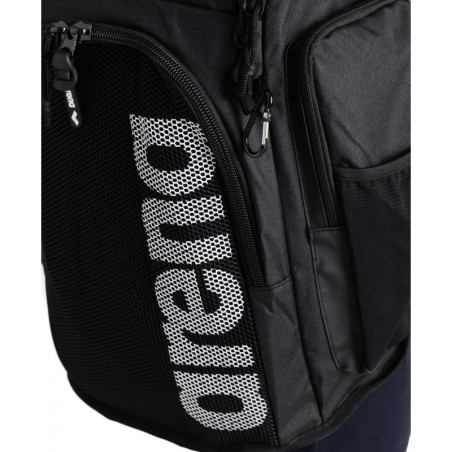 ARENA Team Backpack 45 - Team Black Melange - Sac à Dos Natation, Sport et Piscine | Les4Nages