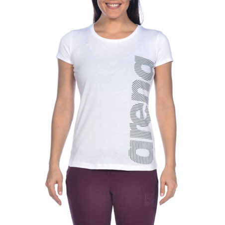 Tee shirt ARENA FEMME W Tee Logo Driven - White