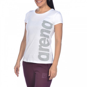 Tee shirt ARENA FEMME W Tee Logo Driven - White