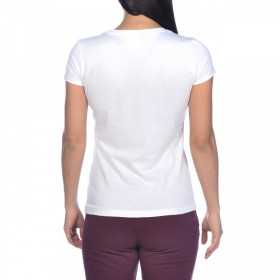 Tee shirt ARENA FEMME W Tee Logo Driven - White