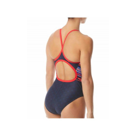 TYR VICTORIOUS Diamonfit - Red white Blue - Maillot Natation femme