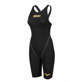 ARENA Carbon CORE  FX  Dos ouvert Powerskin - Black Gold  -  Combinaison Compétition Femme