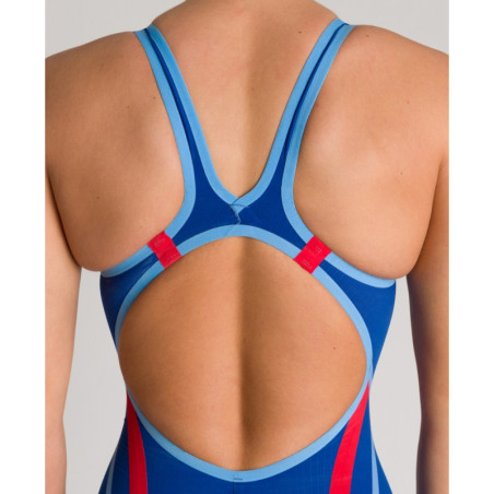 ARENA Carbon CORE FX Dos ouvert Powerskin - Ocean Blue - Combinaison Natation Femme | Les4Nages