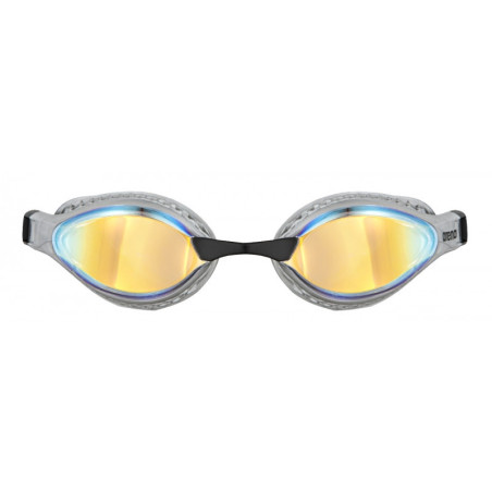 ARENA Air Speed Mirror - Yellow Copper Silver - Lunettes Natation | Les4Nages