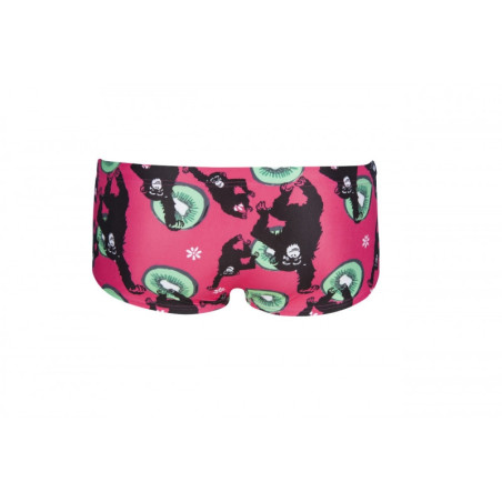 Arena CRAZY MONKEYS - Low Waist Short - Freak Rose Golf Green - Boxer Natation Homme | Les4Nages