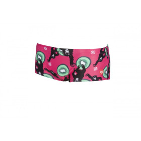 Arena CRAZY MONKEYS - Low Waist Short - Freak Rose Golf Green - Boxer Natation Homme