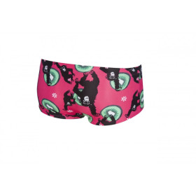 Arena CRAZY MONKEYS - Low Waist Short - Freak Rose Golf Green - Boxer Natation Homme