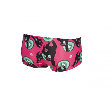 Arena CRAZY MONKEYS - Low Waist Short - Freak Rose Golf Green - Boxer Natation Homme | Les4Nages