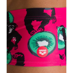 Arena CRAZY MONKEYS - Low Waist Short - Freak Rose Golf Green - Boxer Natation Homme