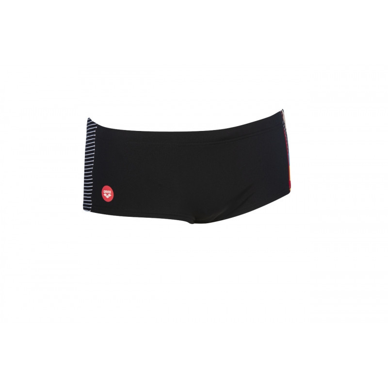 Arena CRAZY KOKESHI - Low Waist Short - Black Red - Boxer Natation Homme Arena CRAZY KOKESHI - Low Waist Short - Black Red - Boxer Natation Homme